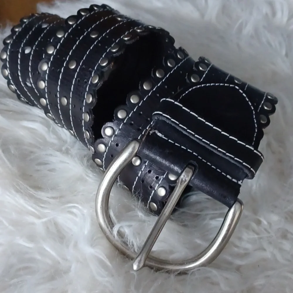 Black Leather Belt